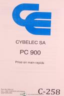 Cybelec-Cybelec SA PC 900, Prise en Main Rapide, Complement DNC 900, Programming Manual-DNC 900-SA PC 900-01